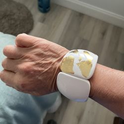 Bracelet White And Gold 