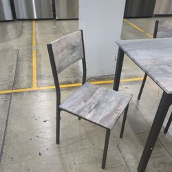 Nox Grey 5 Pc Dining Set D395 Retail $349 SAVE $150