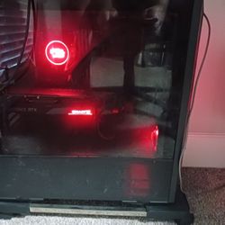 Tower PC With Keyboard Mouse And Headset