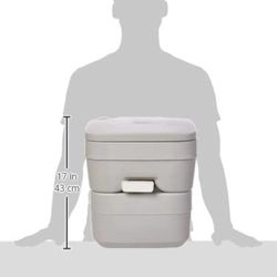 (contact info removed)06 5.0 Gallon Portable Toilet, Platinum