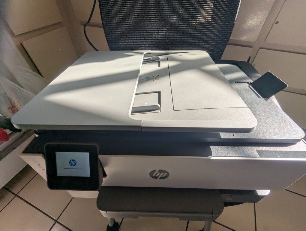 HP Office jet Pro8025e All In One Fax Printer Scanner Document Feeder Color Ink 910Xl 3 In 1 Fax Machine Wifi Wireless Officejet 910 XL
