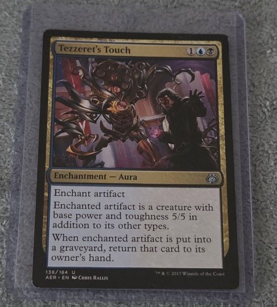 Tezzeret's Touch - Aether Revolt #138/184 MTG Magic The Gathering