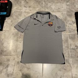 Nike Total 90 Barcelona Football Soccer Jersey Polo Shirt 2004/2005 Size M Mens