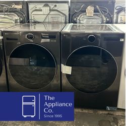 LG Large Capacity Front Load Washer and Gas Dryer Set