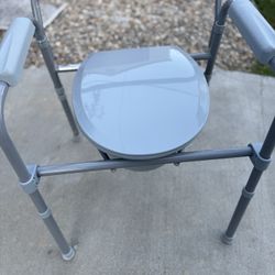Metal Bedside Commode