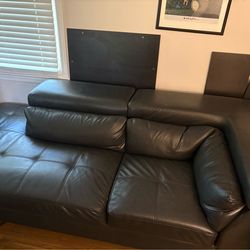 Leather couch