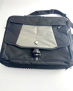 Targus Men’s Briefcase Laptop Travel Bag Multiple Pockets Durable Padded
