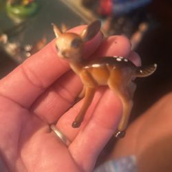 1950 Plastic Figures Of Bambi And Family