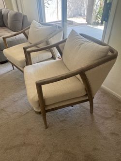 2x Accent/Living Room Chairs - Potato Barn