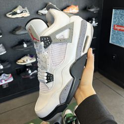 Jordan 4 “White Cement” Size 12