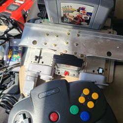 Nintendo 64 motherboard play like it is
No shell kinda cool comes with controller,jumper, and cords