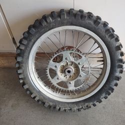 110/100-18 Motorcycle Rim And Tire