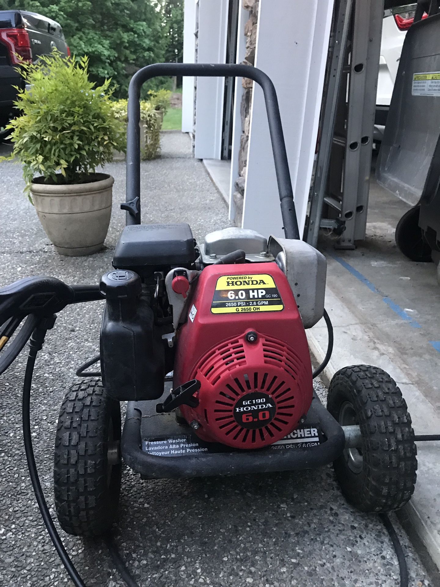 Honda Pressure Washer, 6.0 HP, 2650 psi for Sale in Snohomish, WA OfferUp