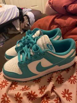 Women’s turquoise dunks Low