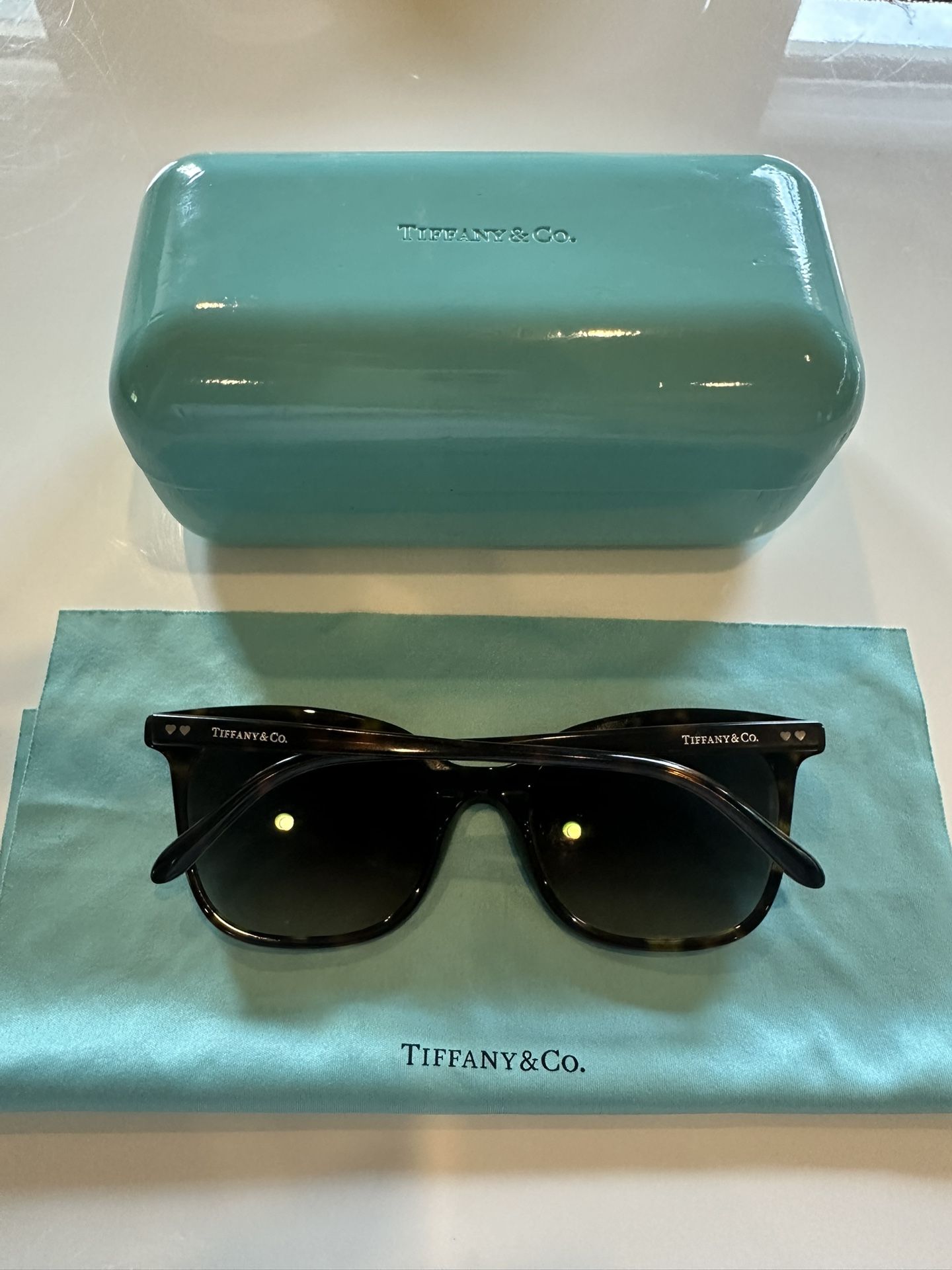 Tiffany & Co. Women’s Sunglasses – Classic Tortoise Shell with Case
