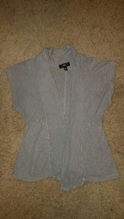 Gray Cover up Top