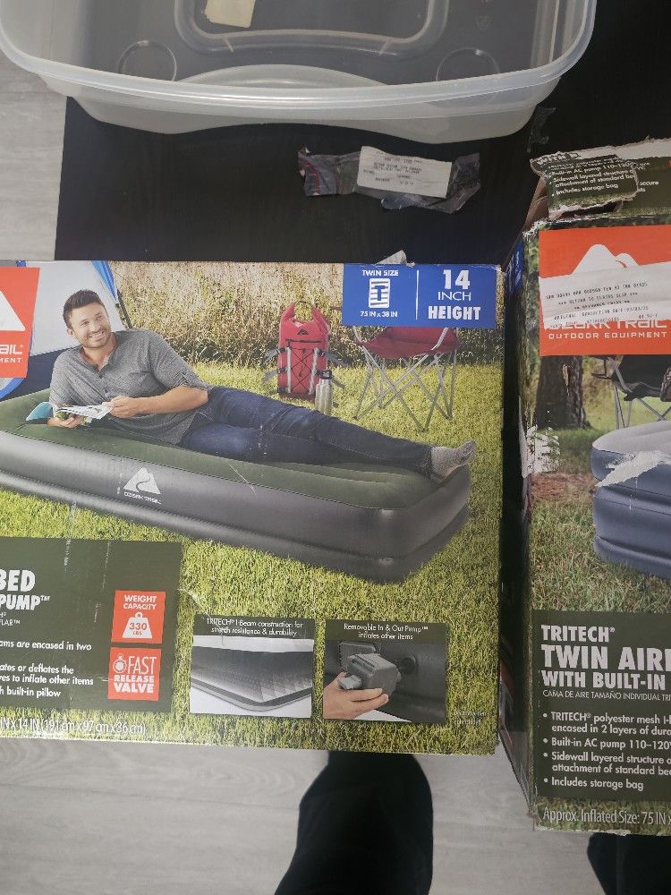 Ozark Twin Sized Air Mattress, 14in