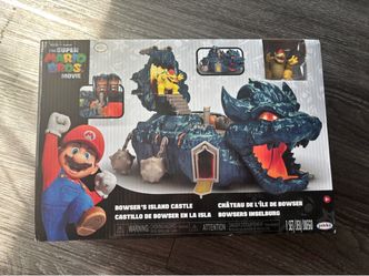 Super Mario Bros. Movie Bowser’s Island Castle Playset w/ Bowser Figure