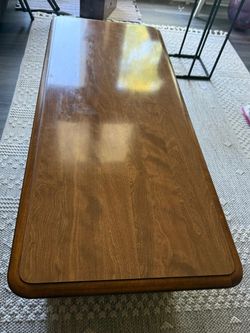 Vintage Ethan Allen Solid Maple Coffee Table - Heirloom Collection