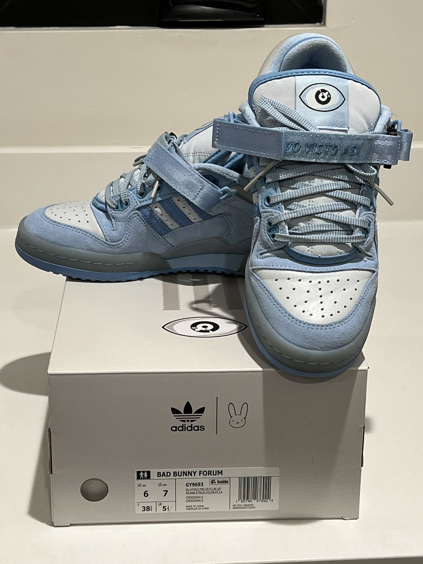 adidas Forum Buckle Low Bad Bunny Blue Tint