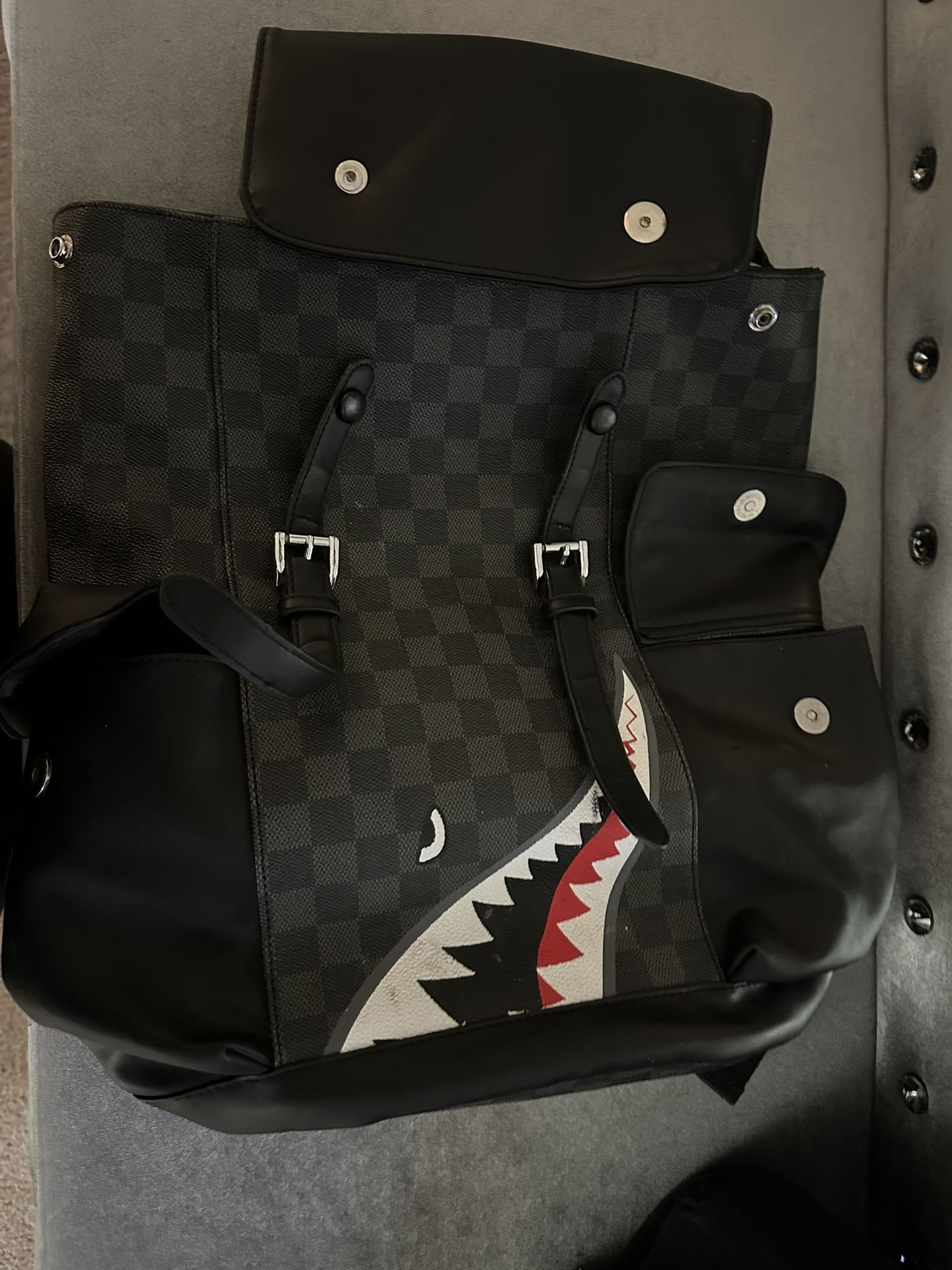 Leather Backpack Shark