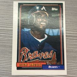 1992 Topps Deion Sanders #645 Baseball Card