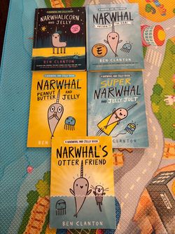 Narwhal and Jelly Book Series Set of 5