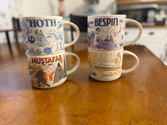Starbucks Star Wars Been There Series 4 Mugs Limited Edition (no box)