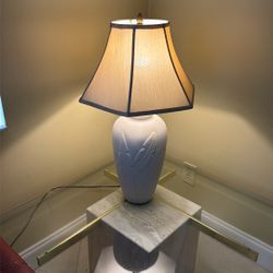 Lamp With Banana leaf Design 