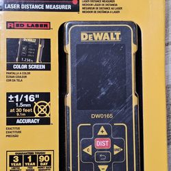 Laser Distance Measurer Dewalt 165f ft (Brand New)