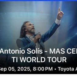 Concert Tickets Marco Antonio Solís Ontario, Ca