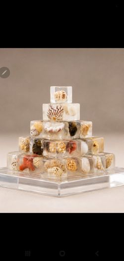 Orgonite block pyramid