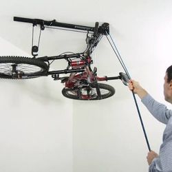 New Floaterhoist Bike Storage Garage Boss Pulley System