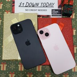Apple IPhone 15 5G Unlocked For All Carriers - $1 Down Today - NO CREDIT Needed