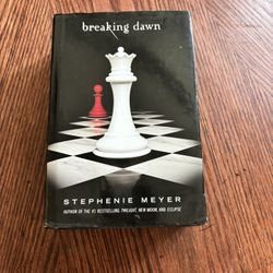 Twilight Breaking dawn hard cover book 