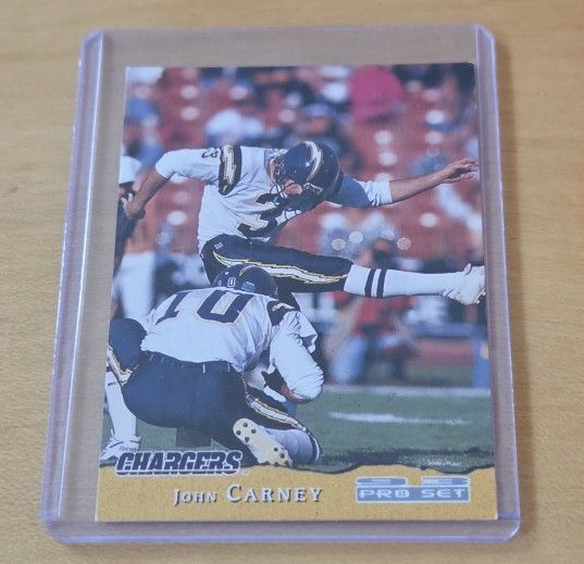 1993 Pro Set John Carney San Diego Chargers #376