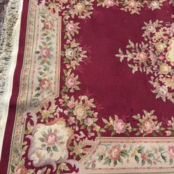 Oriental Rug Burgundy