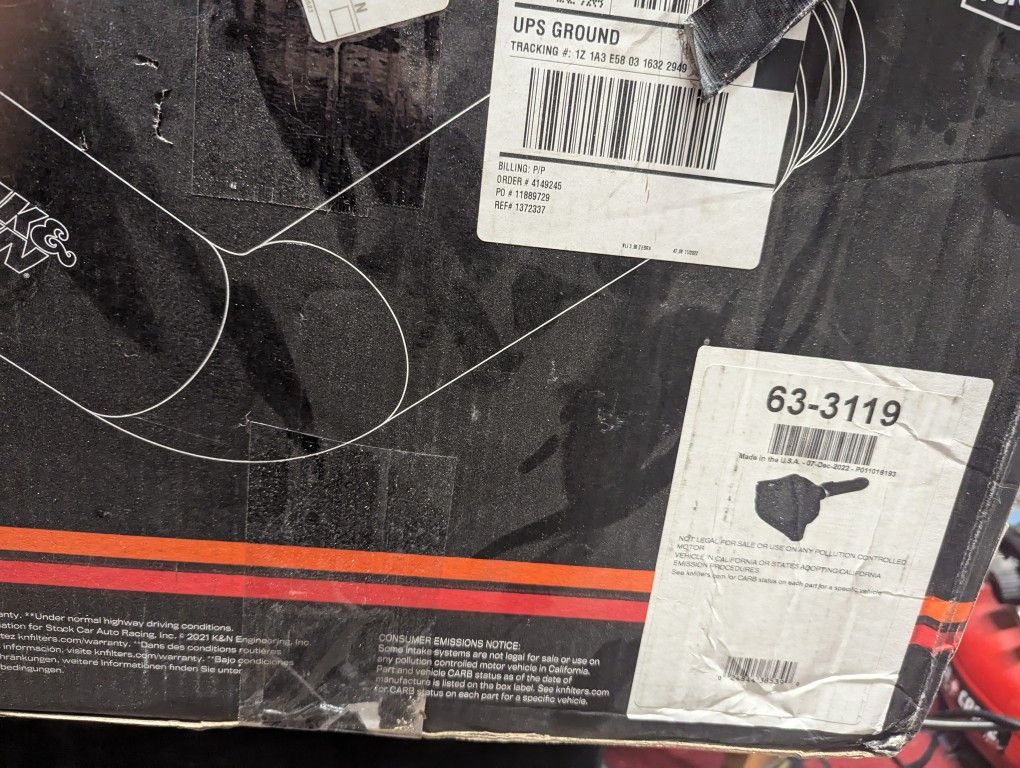 K&N Cold Air Take System