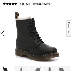 Dr Martens Fur Lined Serena Boots