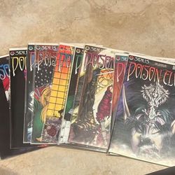 Poison Elves comics issue 1 thru 8 and 14
