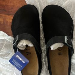 Birkenstock Lutry Premium Suede Black Men’s Size UK43 US10
