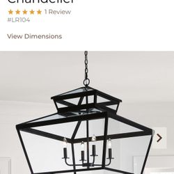 Chandelier 4 Light Very Large:  2 Brand New $325 Each Original Price $799 Each