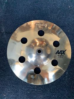 Sabian AAX Series 10” Air Splash Drum Cymbal BRAND NEW Retails for $189