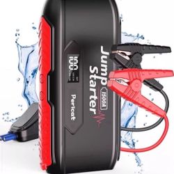 1500A Peak 18000mAh Portable Jump Starter 12V Lithium battery LED Screen & Light
