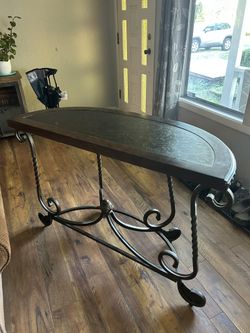 Half Moon Wall Table