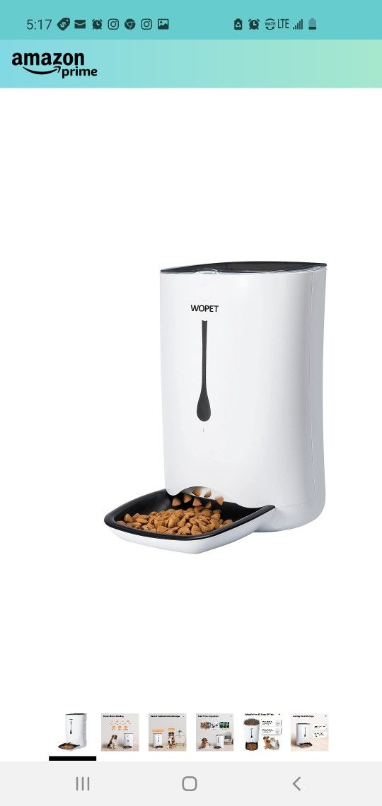$50 WOPET AUTOMATIC PET FEEDER