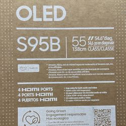 Samsung 55 inch OLED 4K TV smart S95B 