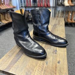 JUSTIN Roper Round Toe Western Boots 12 Wide