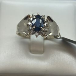 14K Gold Use. Dia Sapphire