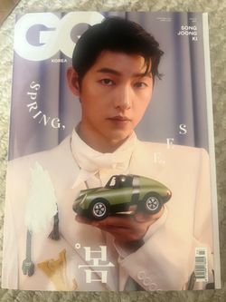 GQ Korea March 2023 Issue Korean Fashion Magazine - Song Joong Ki on Cover